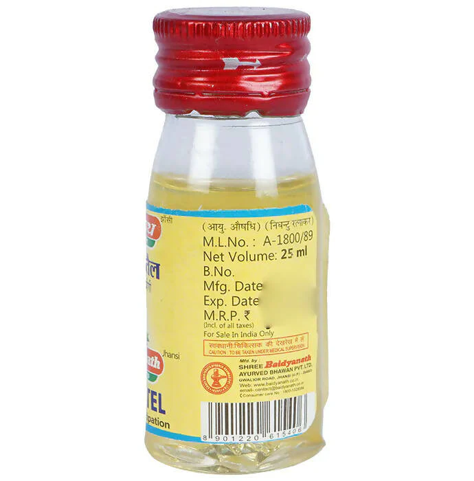 Baidyanath Jhansi Erand Tel, 25 ml-2.webp